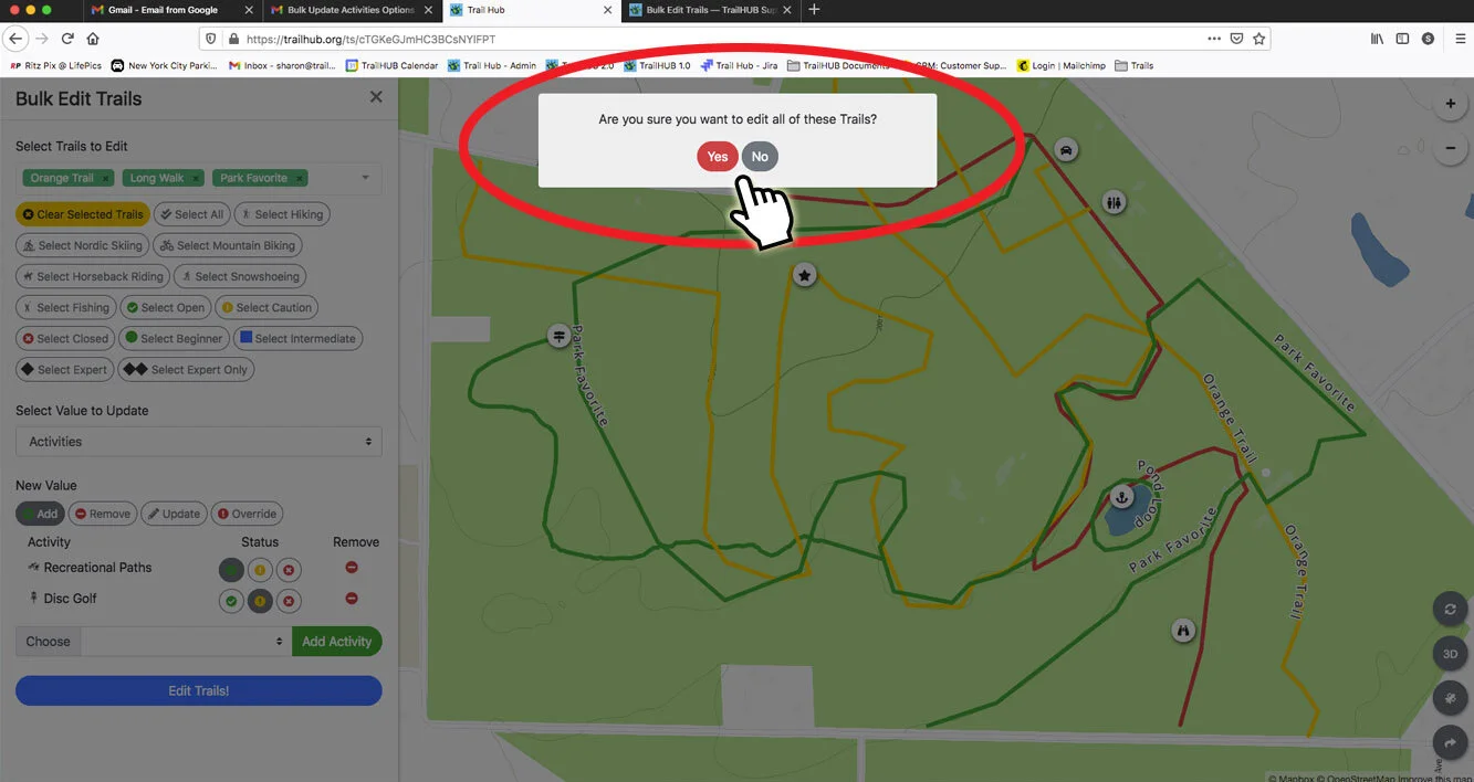 Bulk Edit Trails screenshot 11