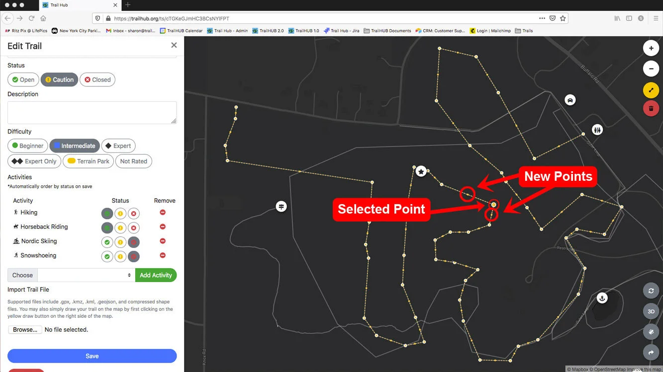 Draw or Edit a Trail on the Map screenshot 20