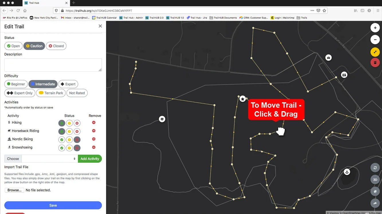 Draw or Edit a Trail on the Map screenshot 23