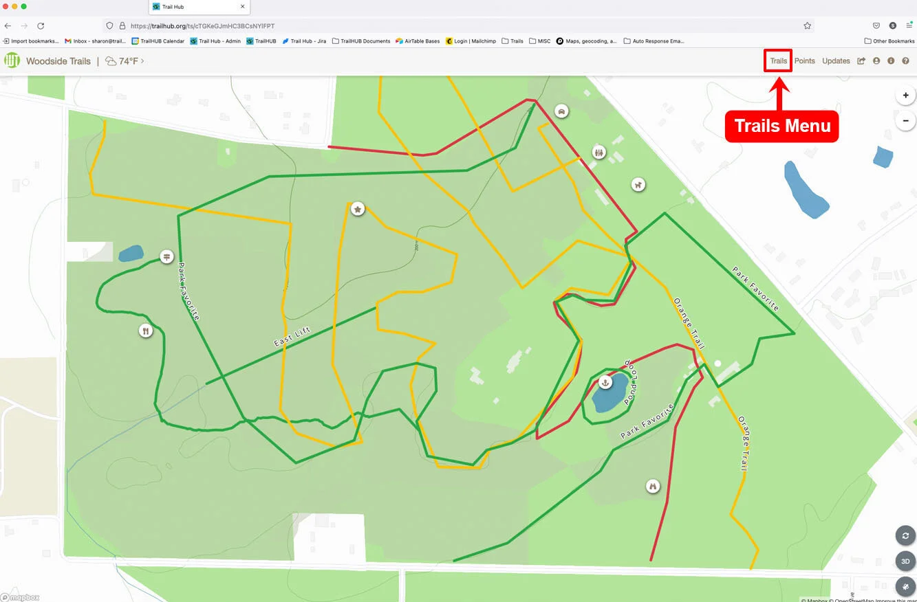 Reorder the Trail List screenshot 1